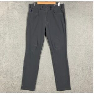 Mizzen Main Helmsman Pants‎ Men's 32x30 Gray 5 Pocket Performance Slim Fit Golf